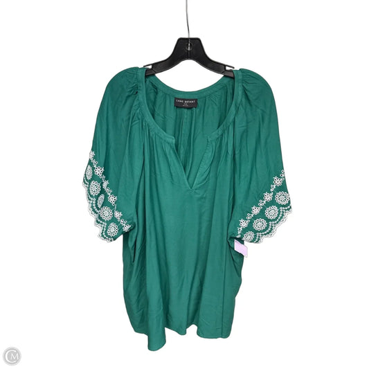 Top Short Sleeve By Torrid In Green, Size: 4x