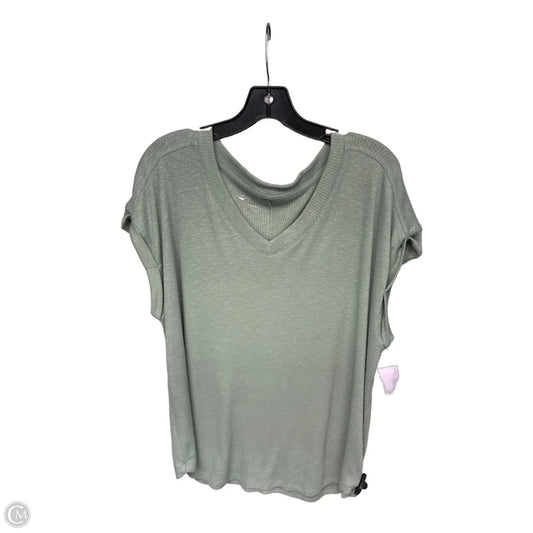 Top Short Sleeve By Maurices In Green, Size: Xl