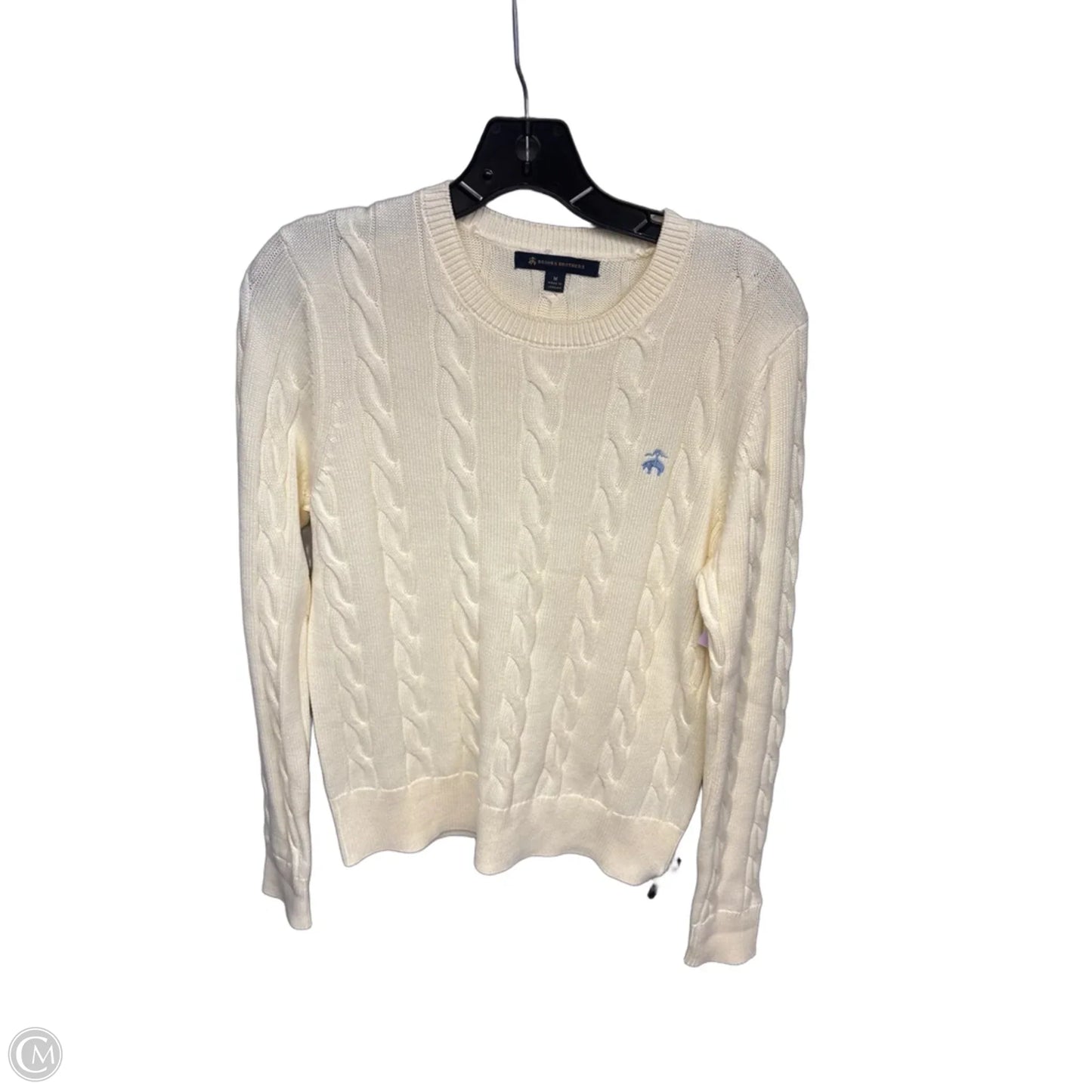 Sweater By Brooks Brothers In Yellow, Size: M