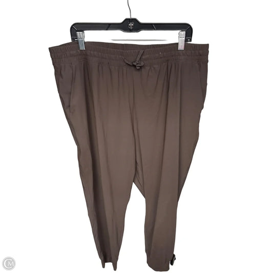 Athletic Pants By Old Navy In Brown, Size: Xl