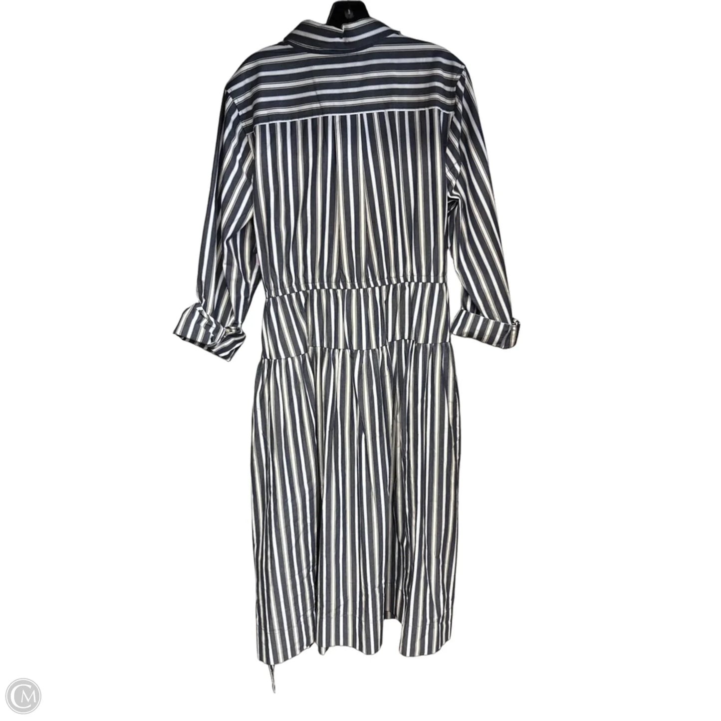 Dress Casual Maxi By Free Assembly In Blue & White, Size: Xl