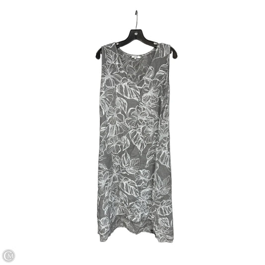 Dress Casual Midi By Clothes Mentor In Grey, Size: Xl