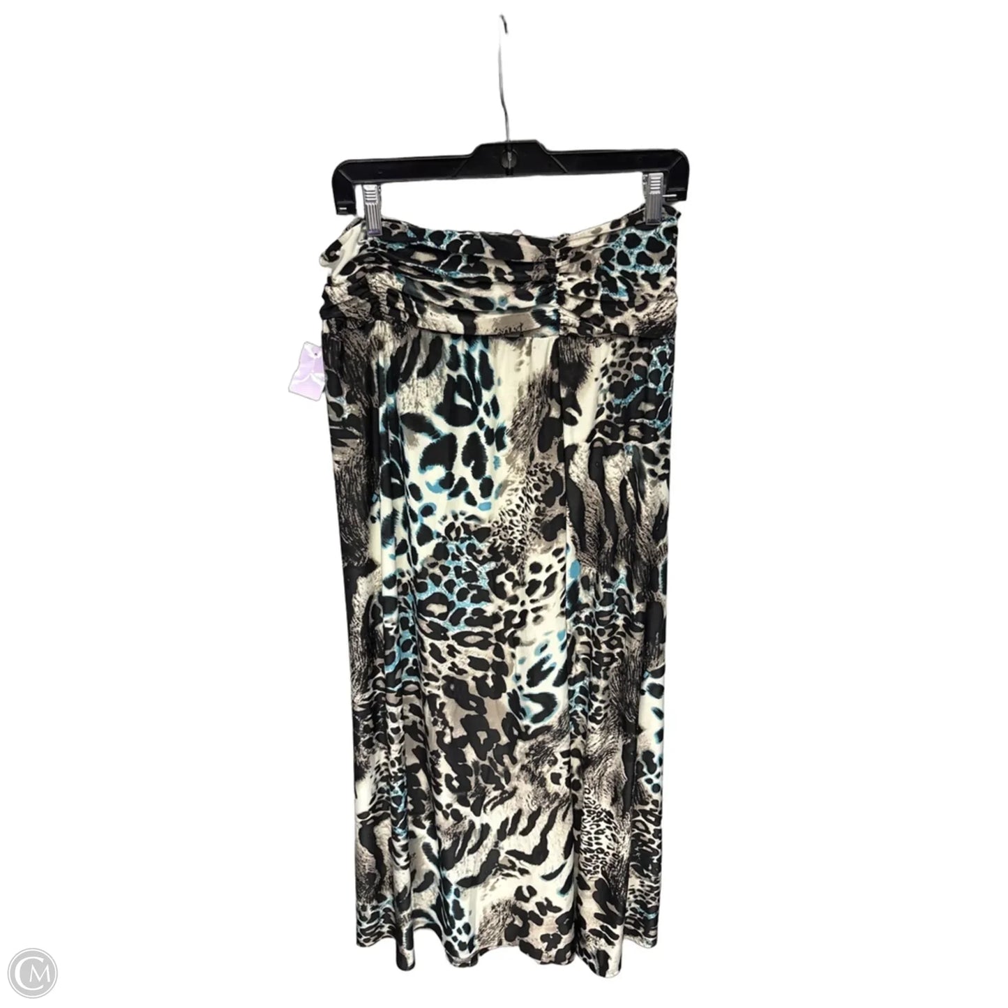 Skirt Maxi By Venus In Blue & Brown, Size: M