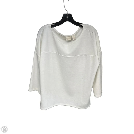 Sweater By Chicos In Cream, Size: Xl