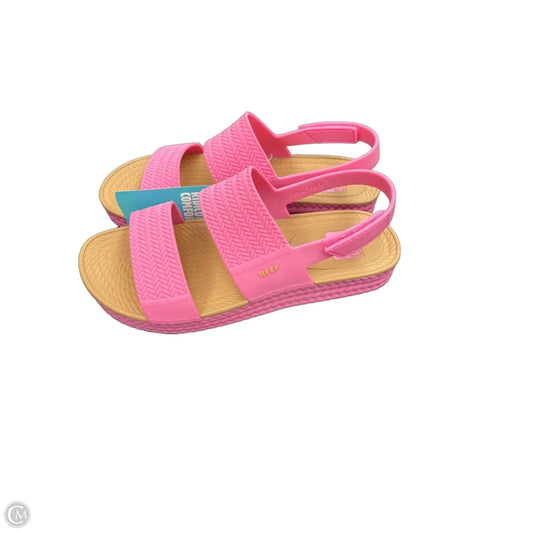Sandals Flats By Reef In Pink, Size: 7