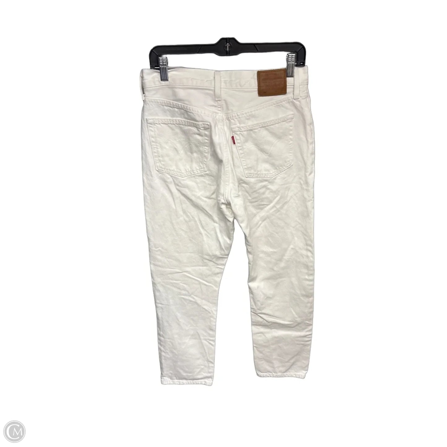 Jeans Straight By Levis In White, Size: 6