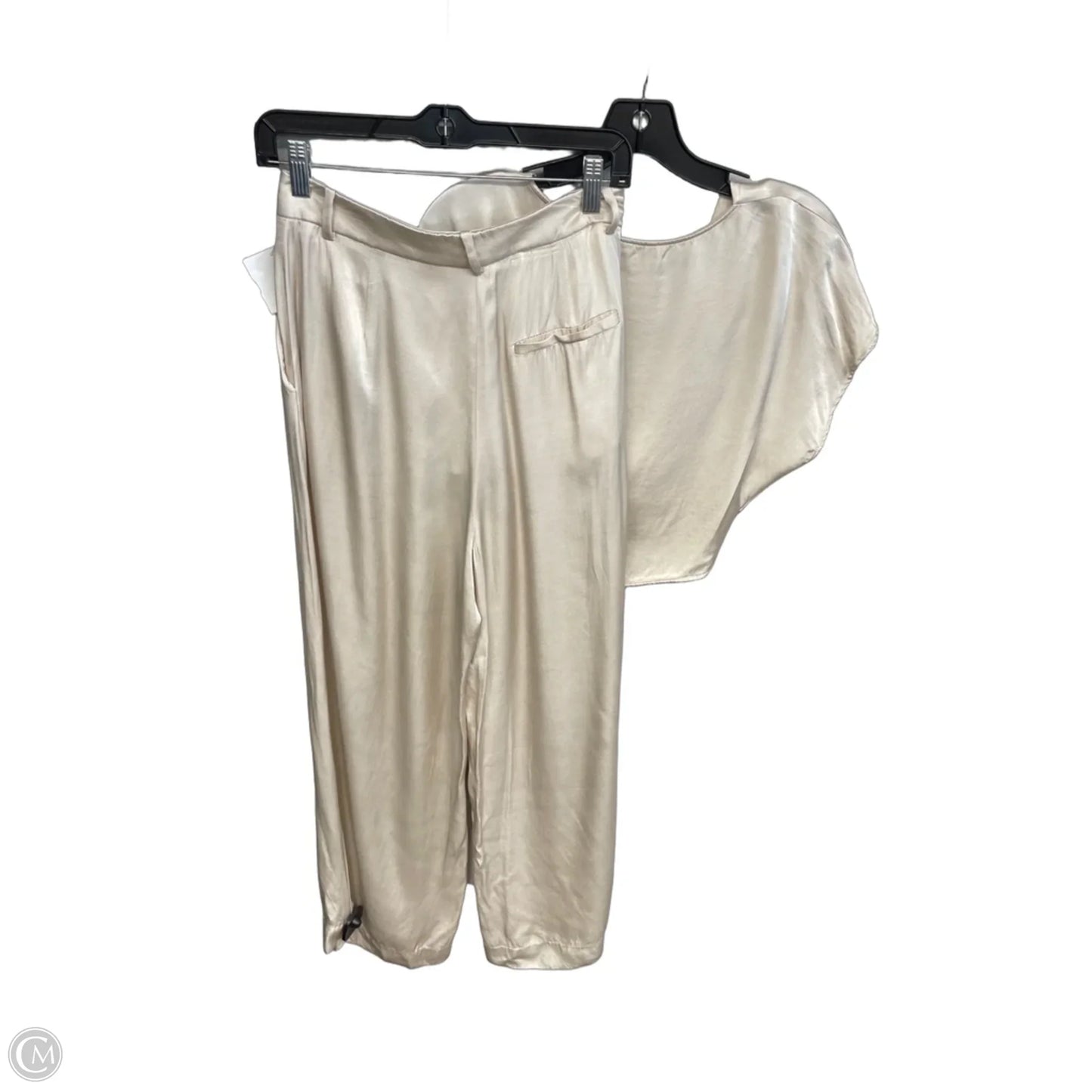 Pants Set 2pc By Zara In Cream, Size: M