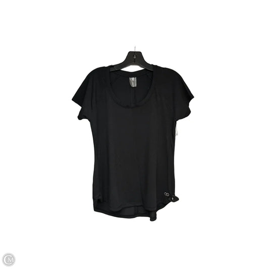 Athletic Top Short Sleeve By Calia In Black, Size: L