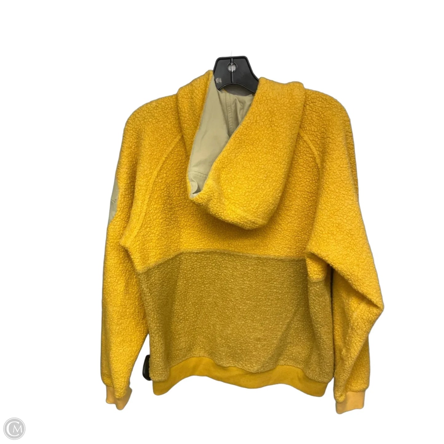 Jacket Faux Fur & Sherpa By Outdoor Voices In Yellow, Size: S