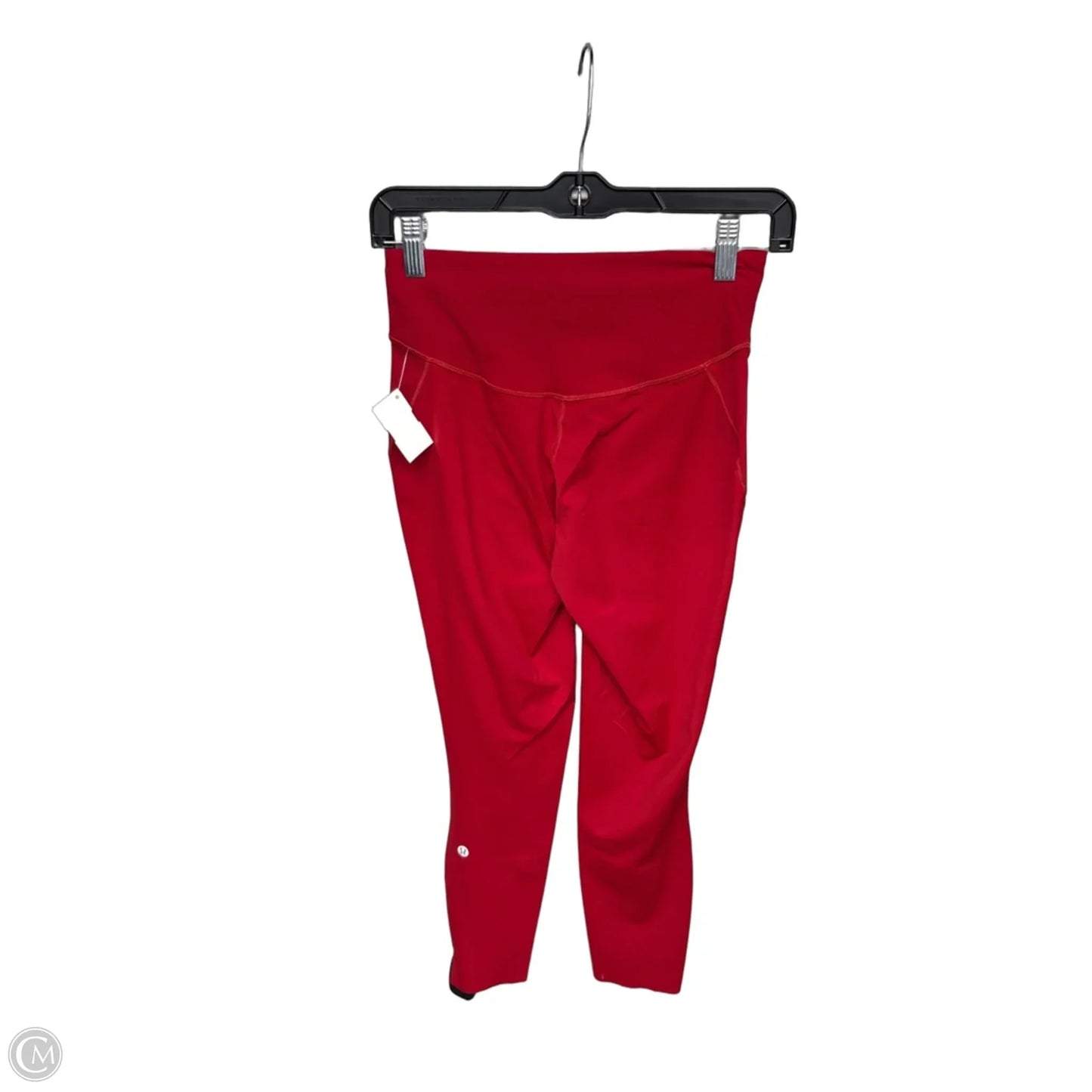 Athletic Capris By Lululemon In Red, Size: 6