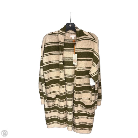 Cardigan By Knox Rose In Green & Tan, Size: Xs