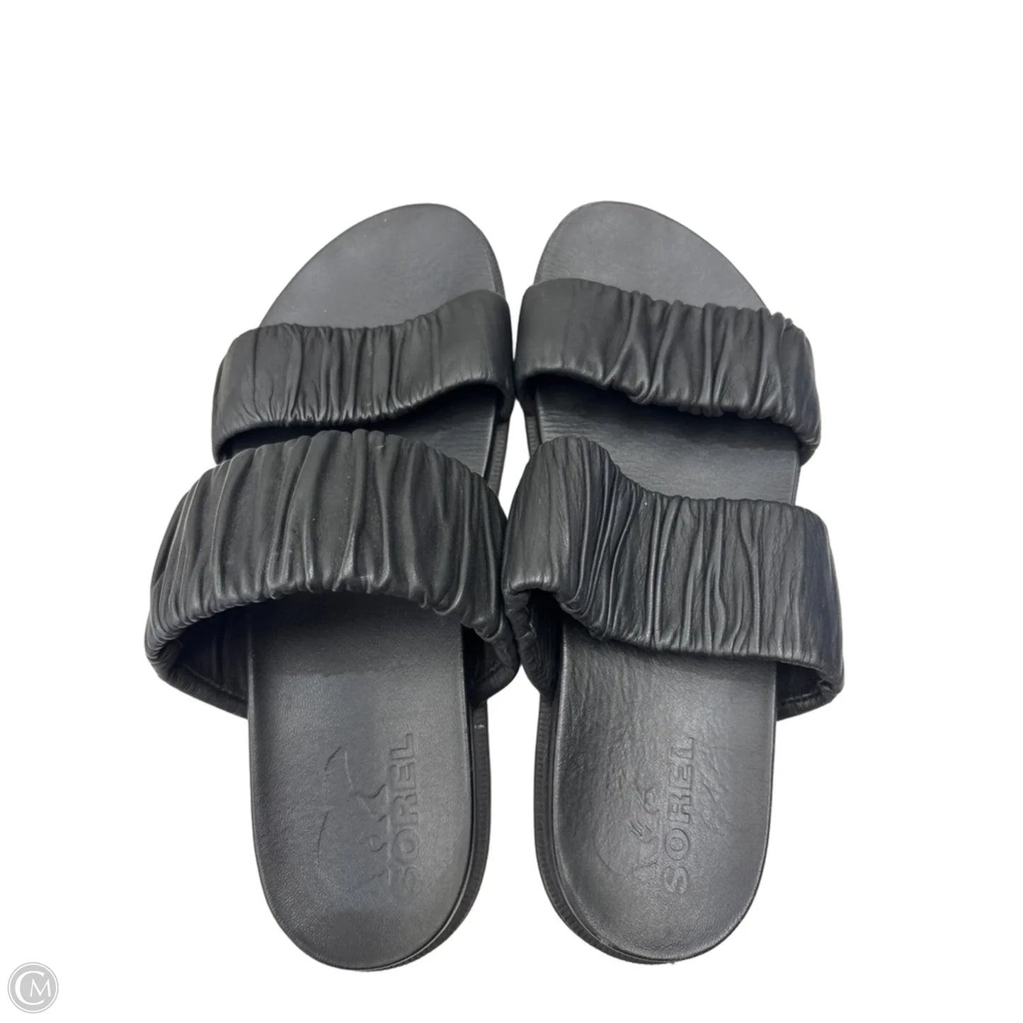 Sandals Flats By Sorel In Black, Size: 8