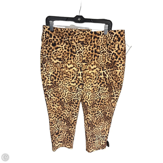 Capris By Inc In Animal Print, Size: 14