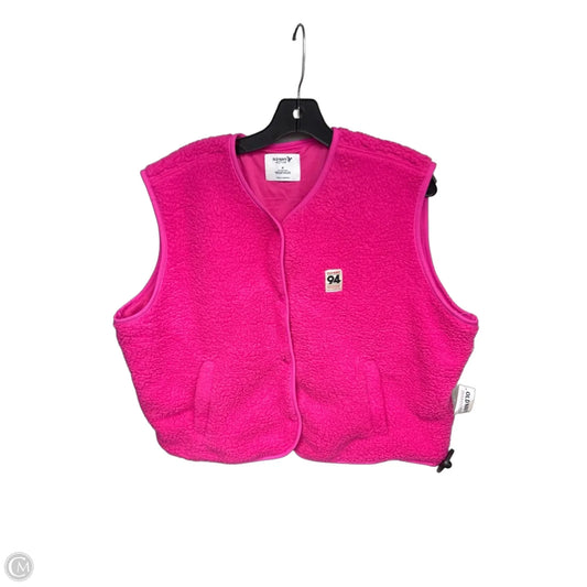 Vest Faux Fur & Sherpa By Old Navy In Pink, Size: M