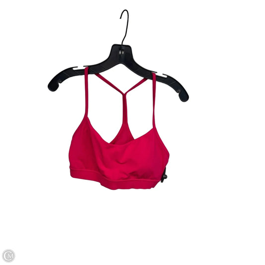 Athletic Bra By Lululemon In Pink, Size: 12