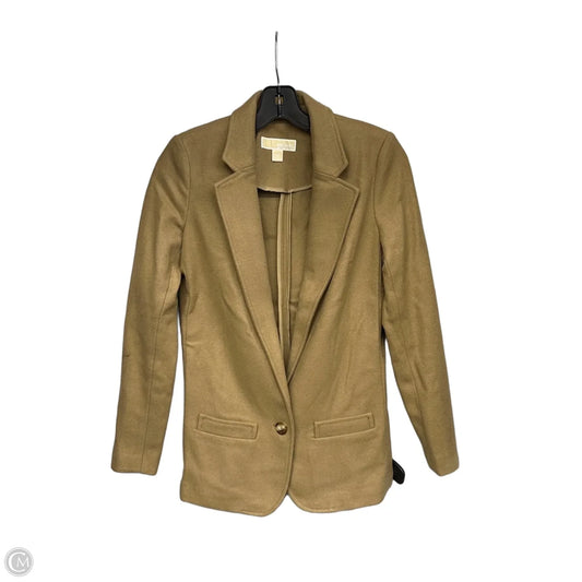 Blazer By Michael By Michael Kors In Tan, Size: Xxs