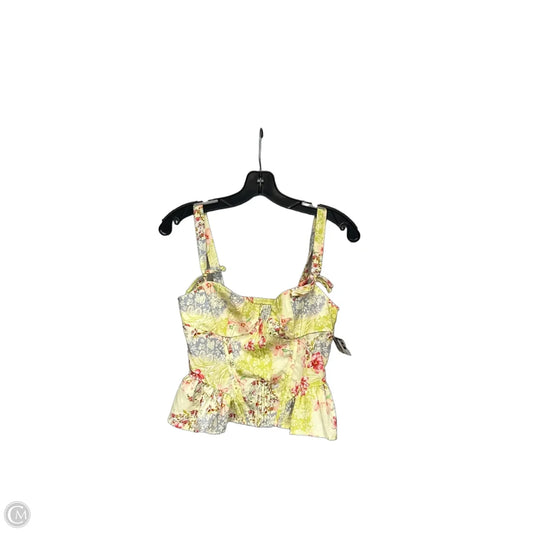 Top Sleeveless By Shein In Green, Size: S