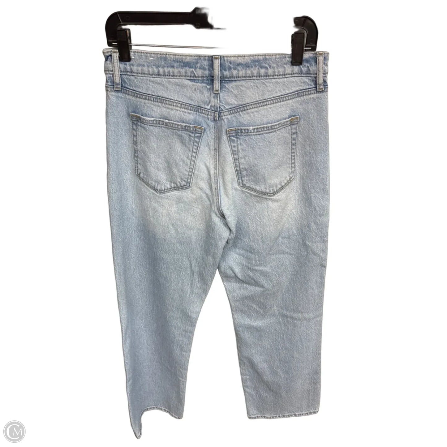 Jeans Straight By Loft In Blue Denim, Size: 4