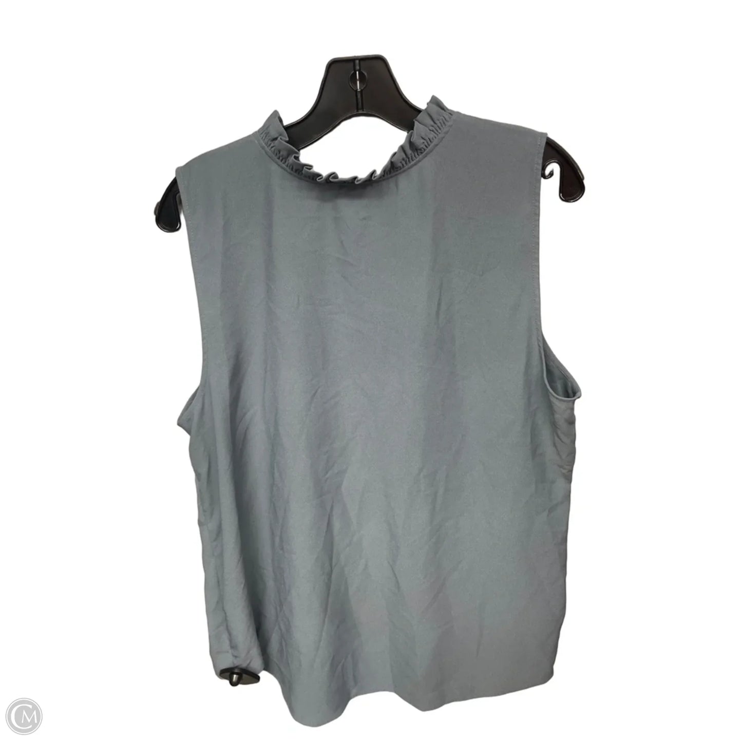 Top Sleeveless By Ann Taylor In Grey, Size: Xl