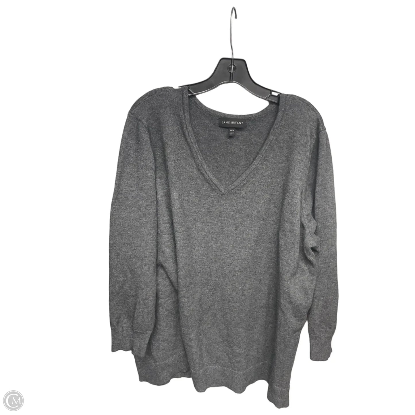 Sweater By Lane Bryant In Grey, Size: 4x