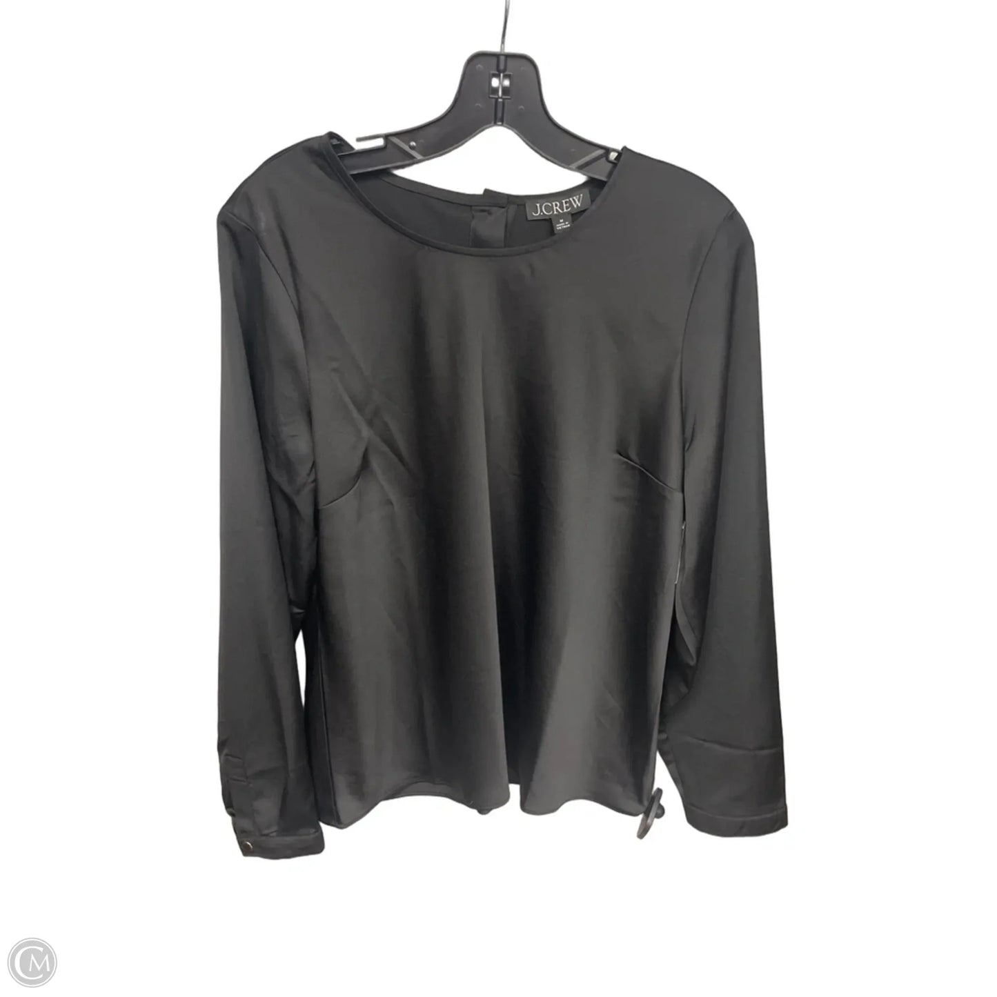 Top Long Sleeve By J. Crew In Black, Size: M