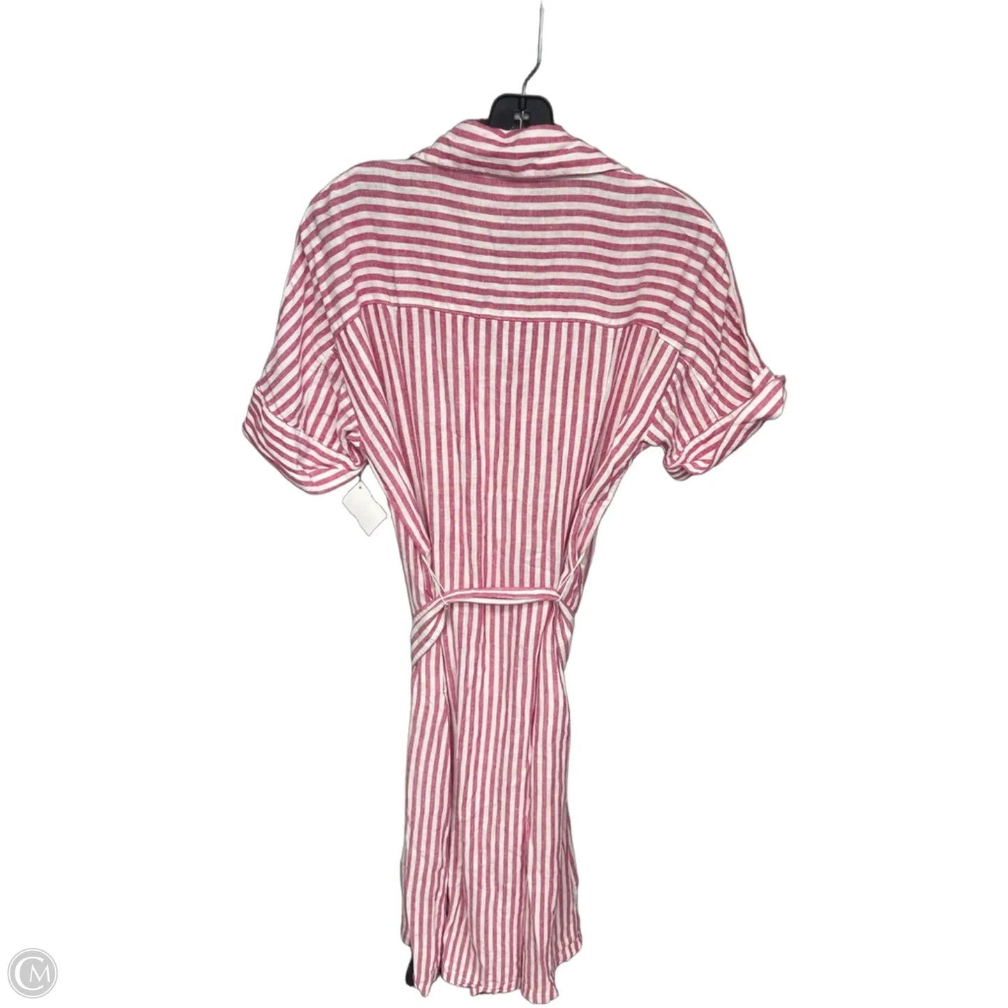 Dress Casual Maxi By Banana Republic In Red & White, Size: M