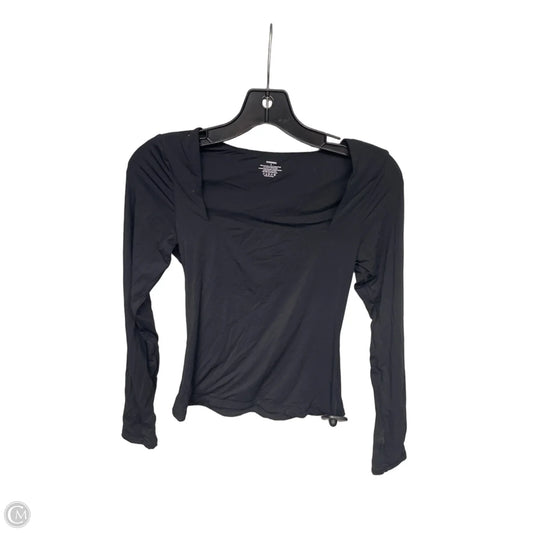 Top Long Sleeve Basic By Clothes Mentor In Black, Size: S