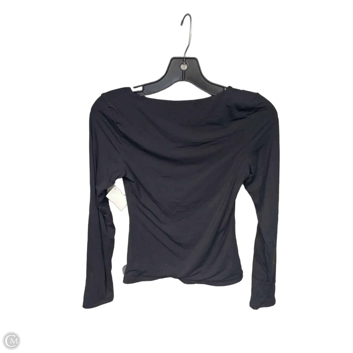 Top Long Sleeve Basic By Clothes Mentor In Black, Size: S