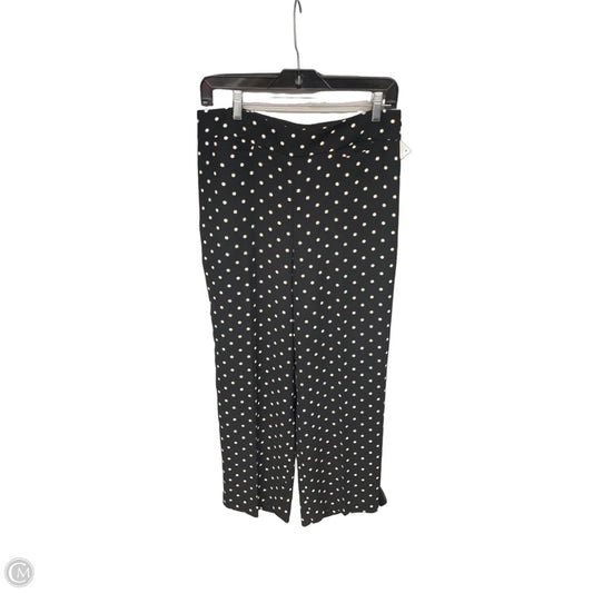 Pants Dress By Talbots In Black & White, Size: 8