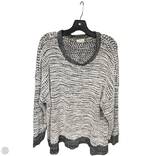 Sweater By Cupio In Black & White, Size: 3x