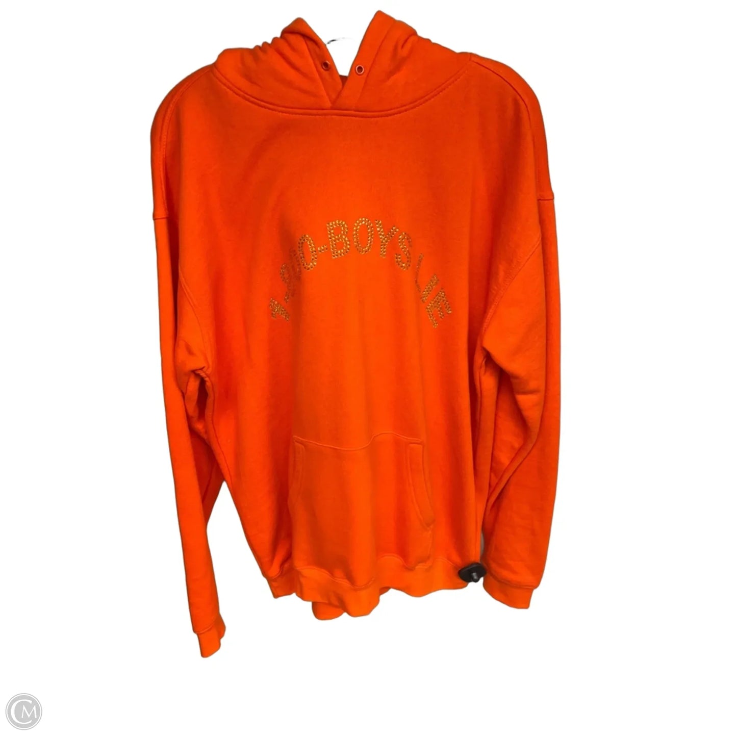 Sweatshirt Hoodie By Clothes Mentor In Orange, Size: Osfm