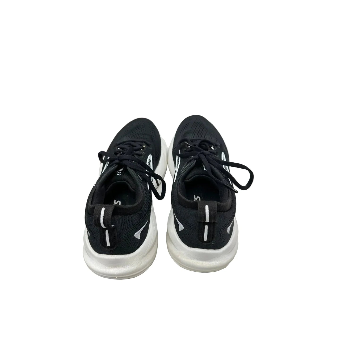 Shoes Athletic By Brooks In Black & White, Size: 9.5