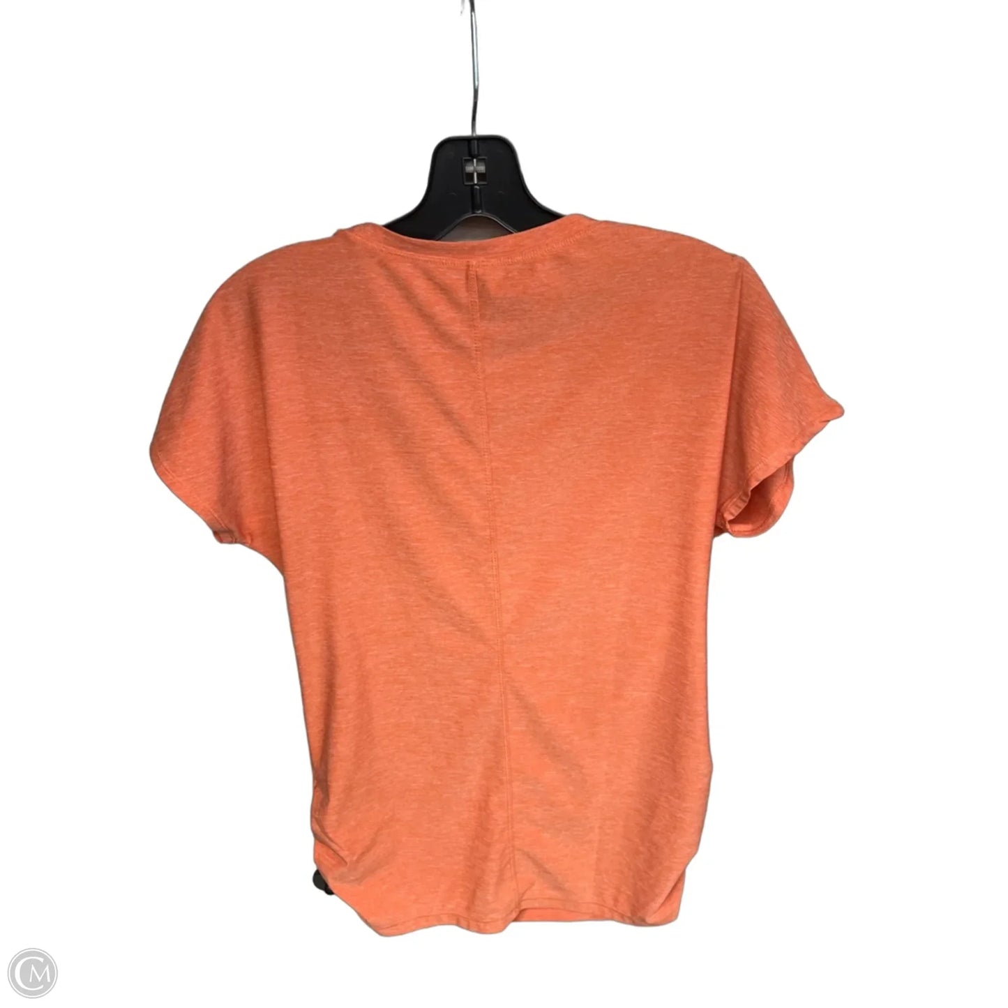 Athletic Top Short Sleeve By Eddie Bauer In Orange, Size: S