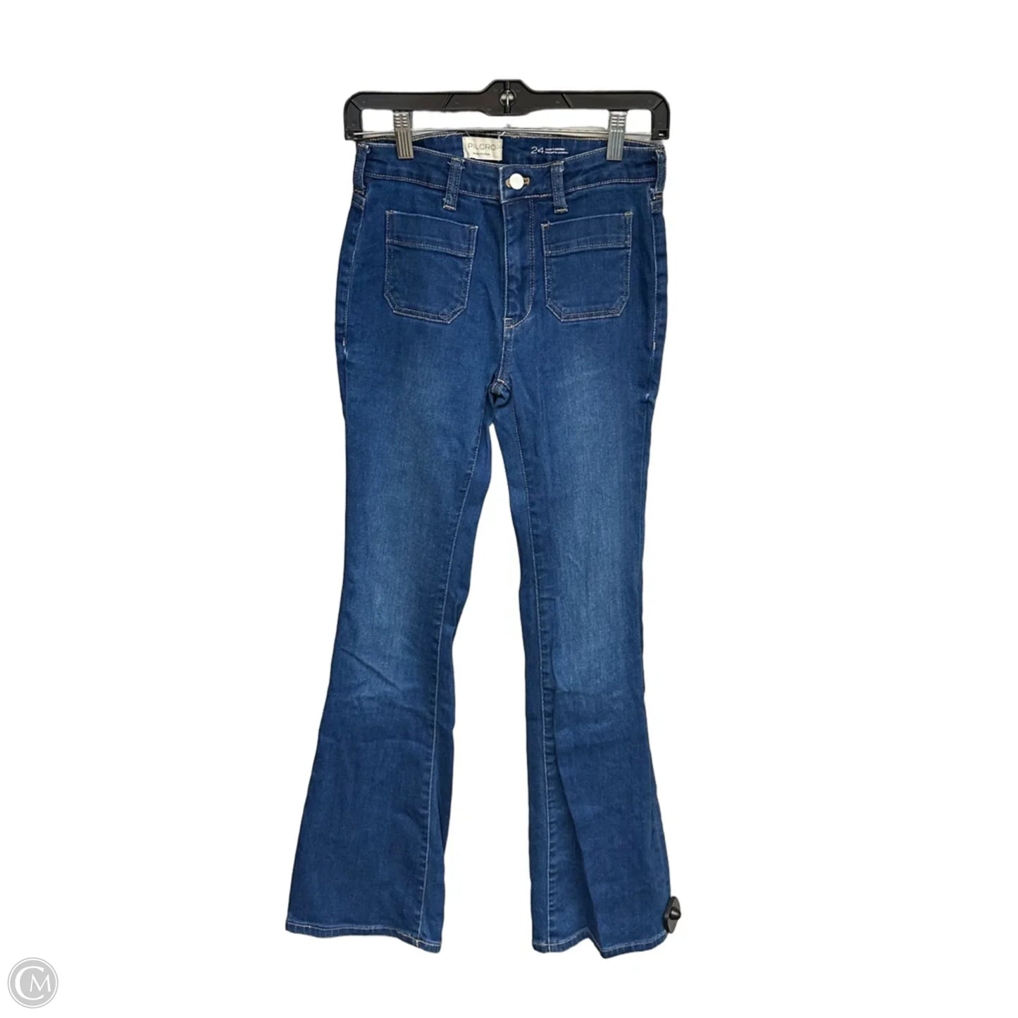 Jeans Flared By Pilcro In Blue Denim, Size: 0