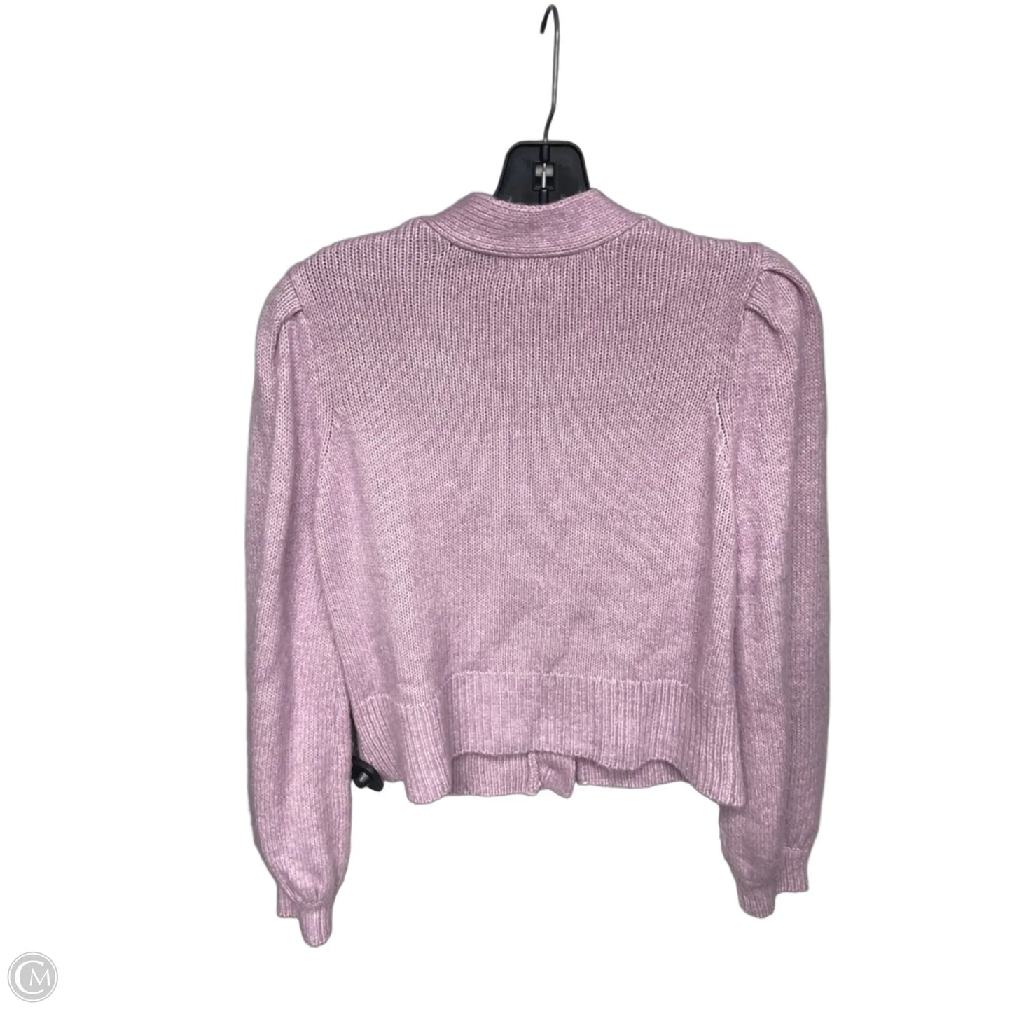 Cardigan By Who What Wear In Purple, Size: S