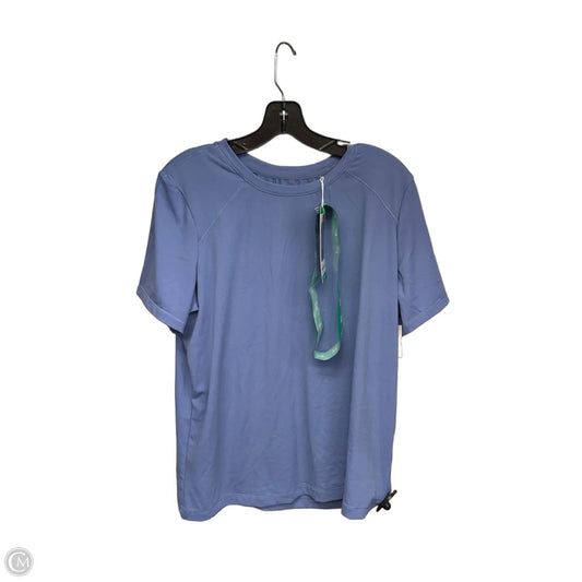 Athletic Top Short Sleeve By Mondetta In Blue, Size: Xl
