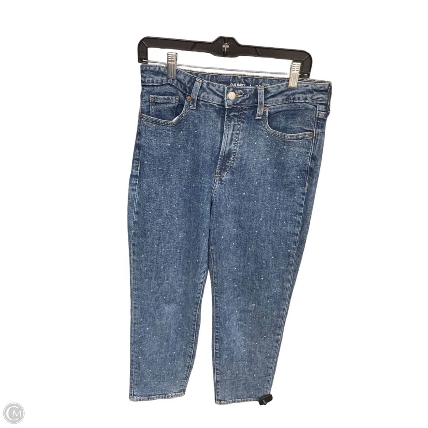 Jeans Straight By Old Navy In Blue Denim, Size: 8