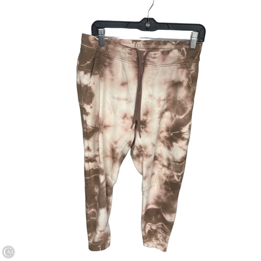 Athletic Pants By Lululemon In Tie Dye Print, Size: M