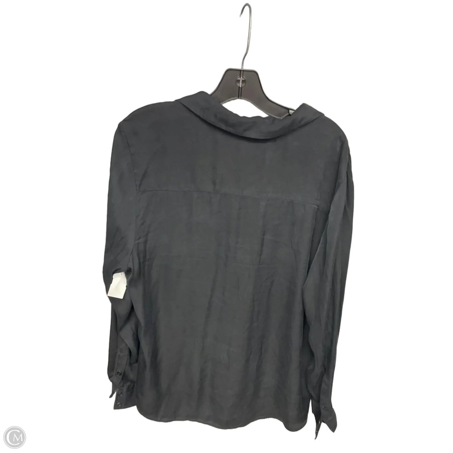 Top Long Sleeve By Quince In Black, Size: Xl