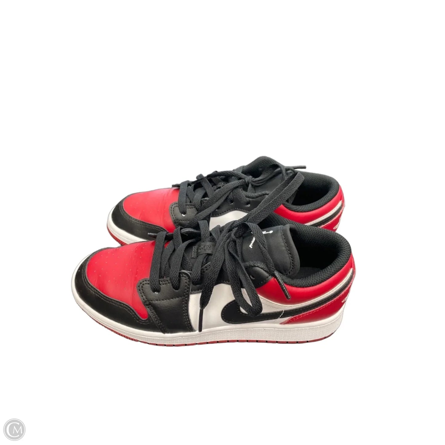 Shoes Luxury Designer By Jordan In Black & Red, Size: 6