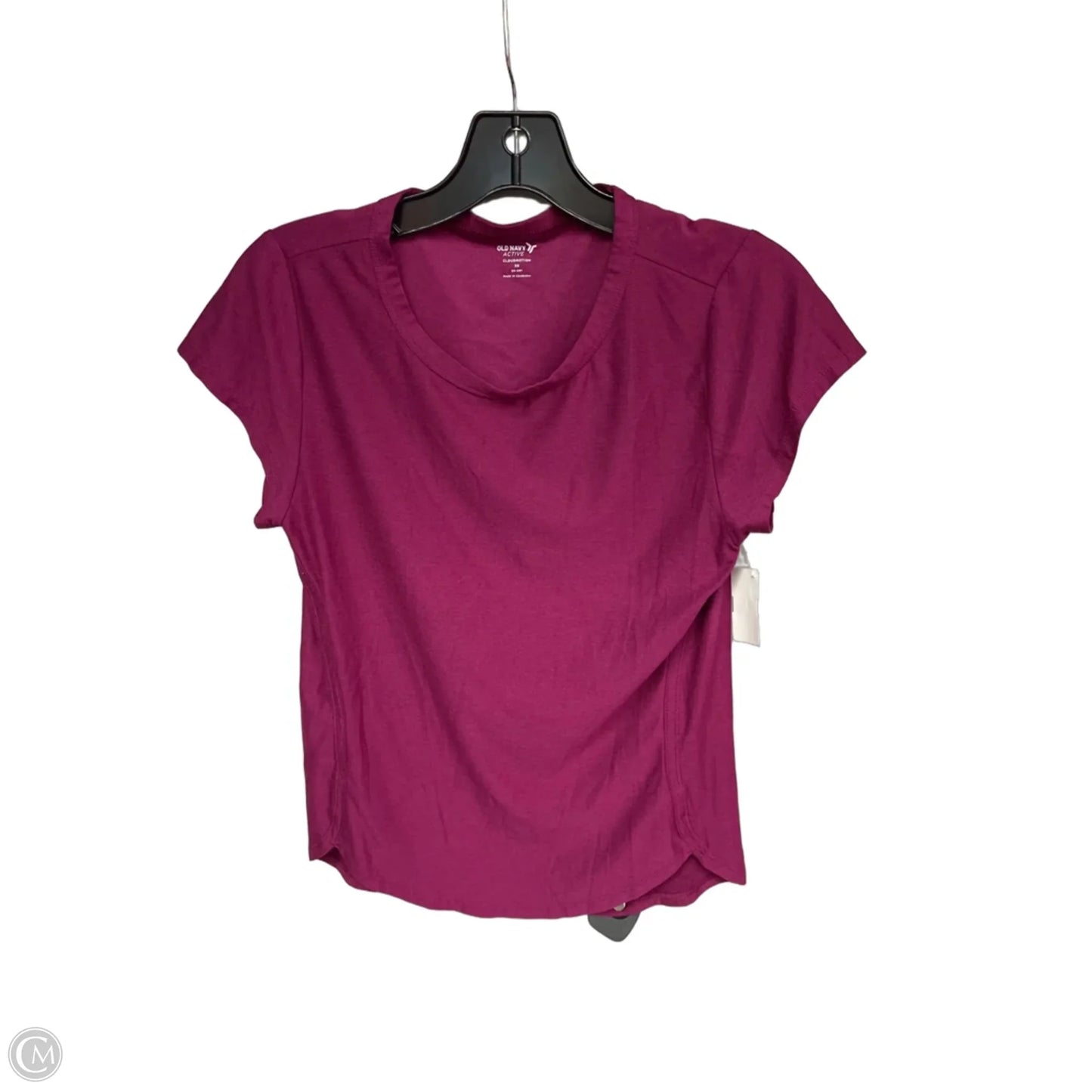 Athletic Top Short Sleeve By Old Navy In Purple, Size: Xs