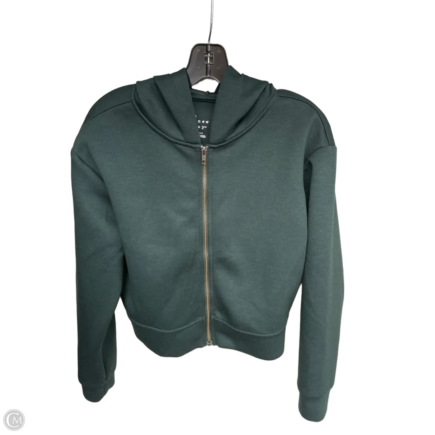 Sweatshirt Hoodie By A New Day In Green, Size: Xs