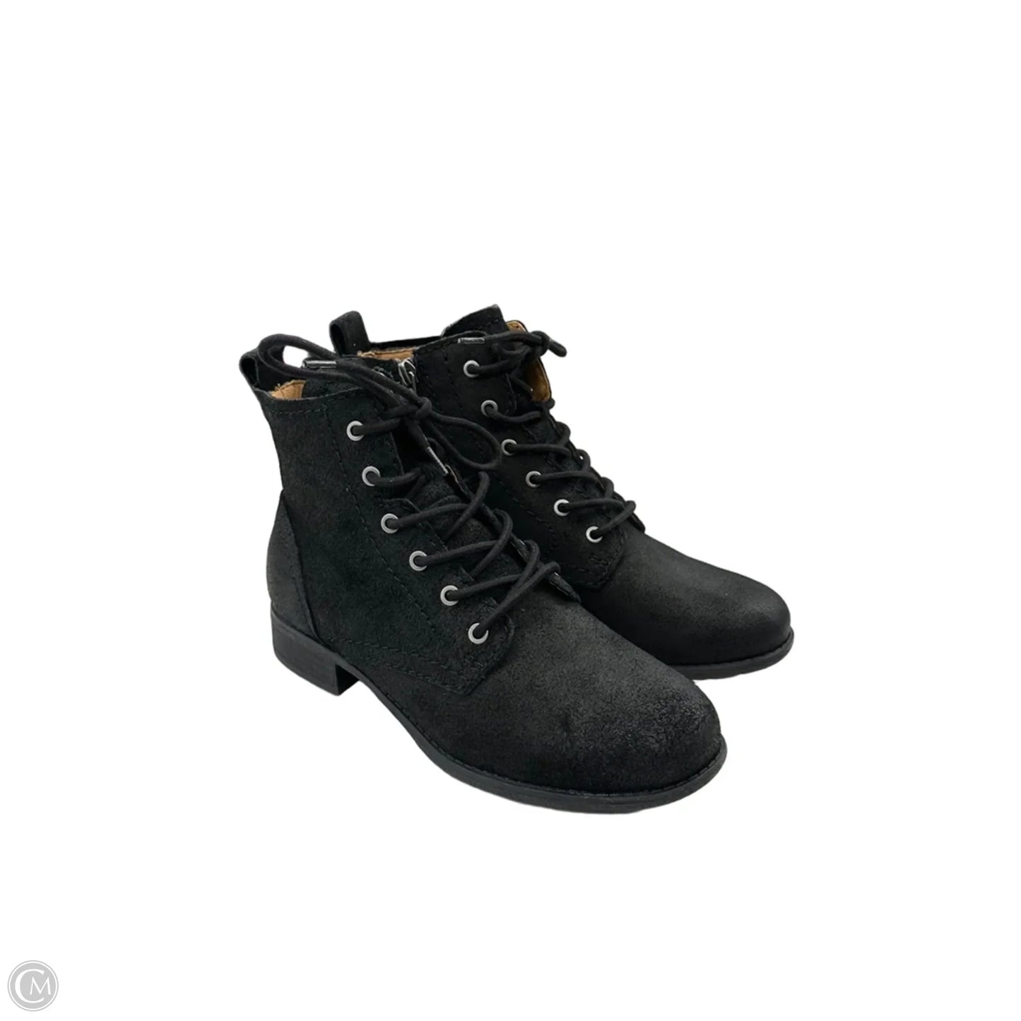 Boots Ankle Flats By Earth In Black, Size: 7.5