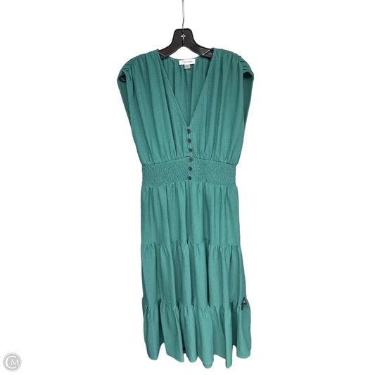 Dress Casual Maxi By Calvin Klein In Green, Size: 8