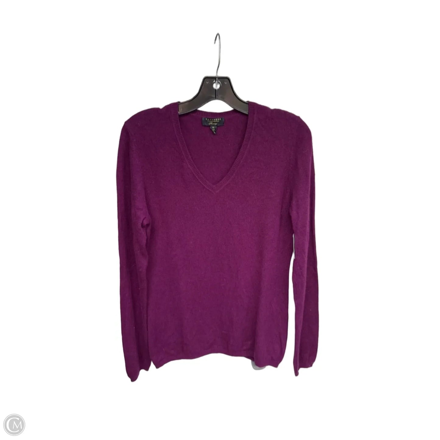 Sweater Cashmere  By Charter Club In Purple, Size: Xl