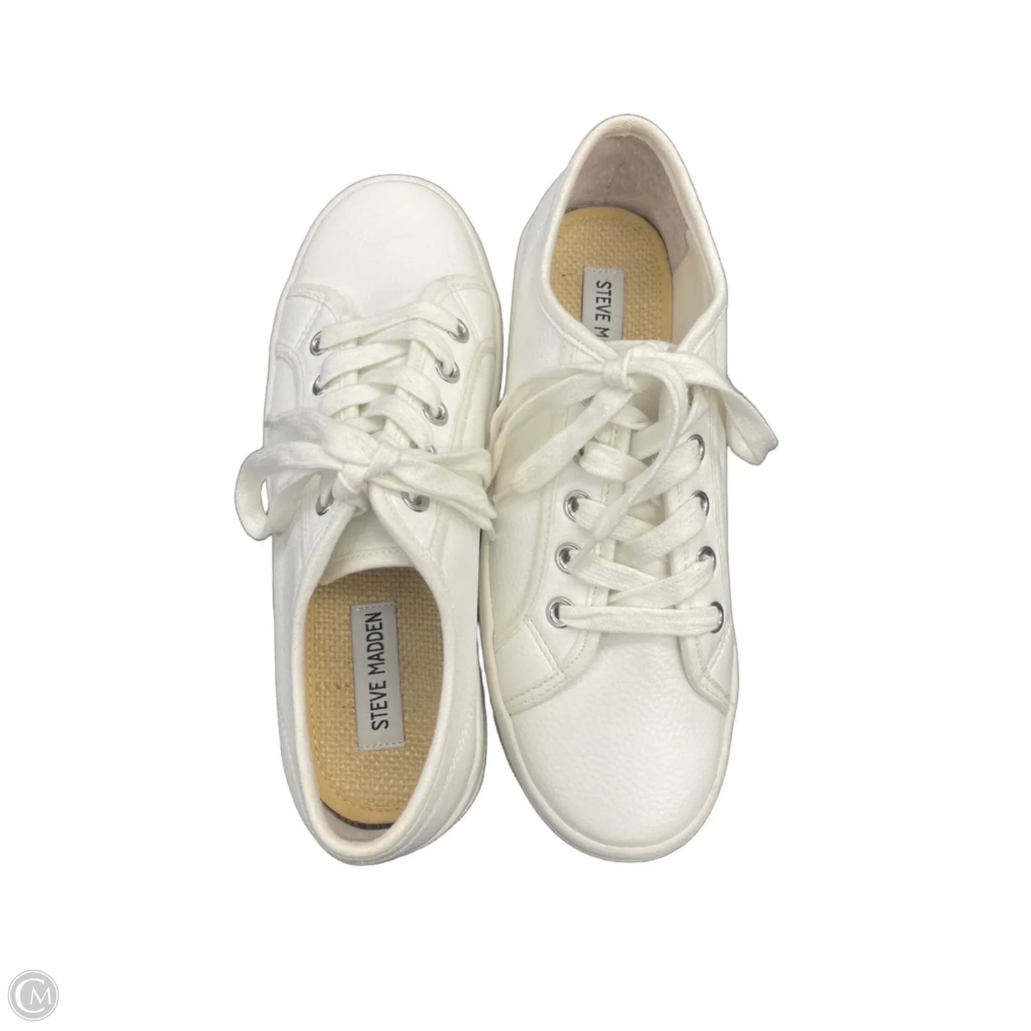 Shoes Sneakers By Steve Madden In White, Size: 8.5