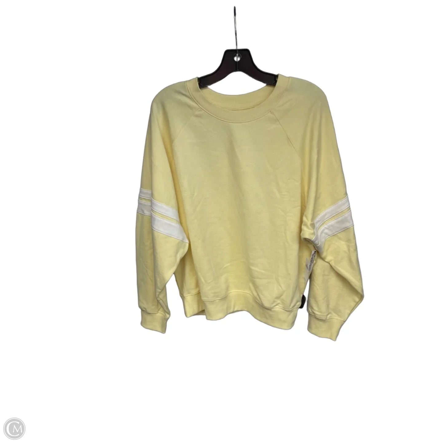 Sweatshirt Crewneck By Old Navy In Yellow, Size: L