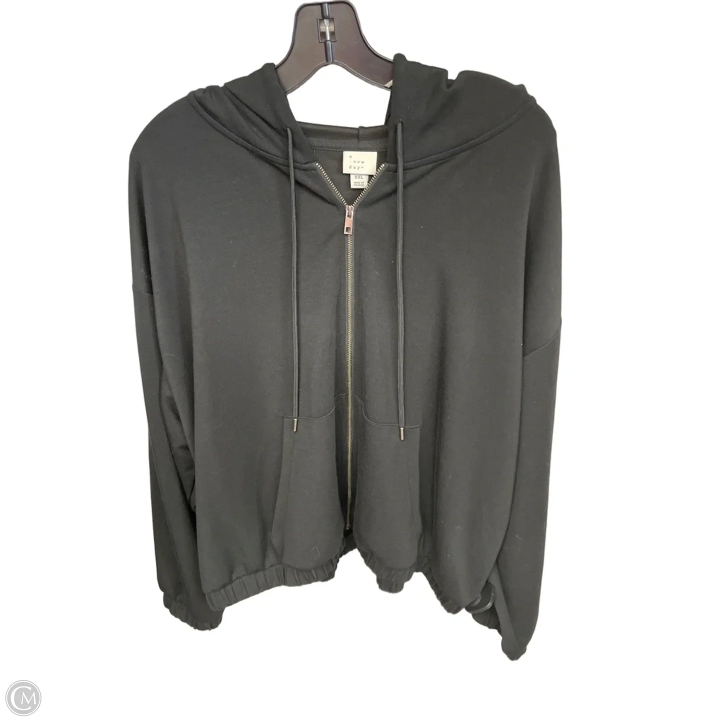 Sweatshirt Hoodie By A New Day In Black, Size: Xxl