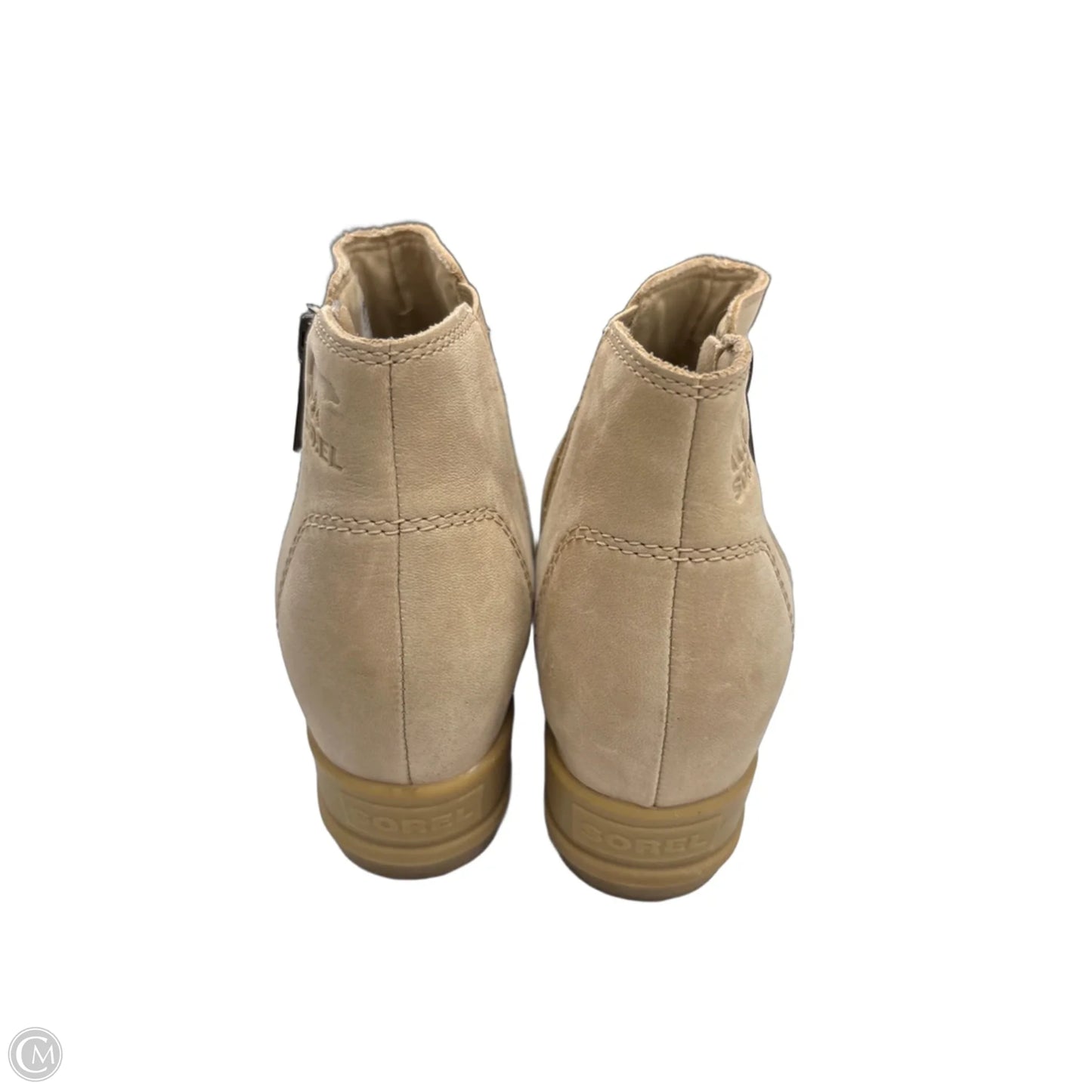Shoes Heels Wedge By Sorel In Beige, Size: 7.5