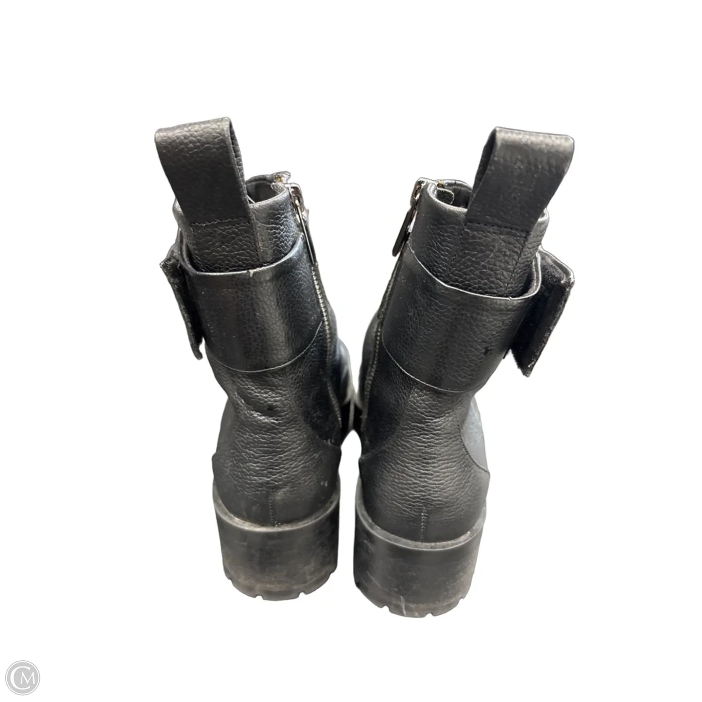 Boots Designer By Karl Lagerfeld In Black, Size: 8